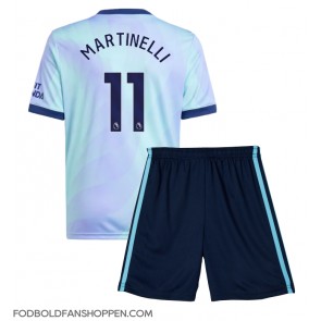 Arsenal Gabriel Martinelli #11 Tredjetrøje Børn 2024-25 Kortærmet (+ Korte bukser)